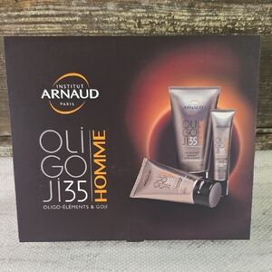 Institut Arnaud Oligo & Goji Mens Skincare Gift Set W/ 3 Products, NEW